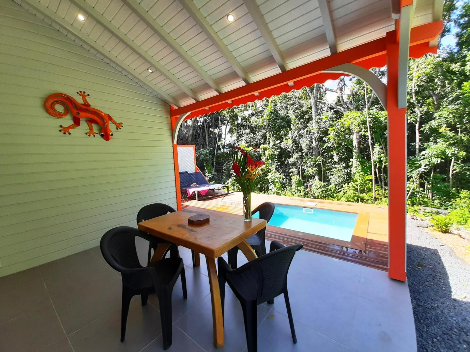 Caraibes Cottages Corail Piscine Privee A 900M De La Plage De Grande Anse Deshaies Dış mekan fotoğraf